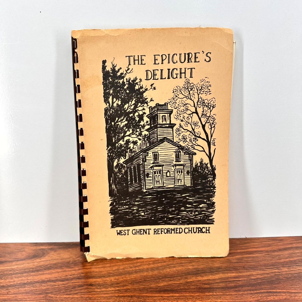 Vintage West Ghent Reformed Church Epicure's Delight Cookbook Hudson New York